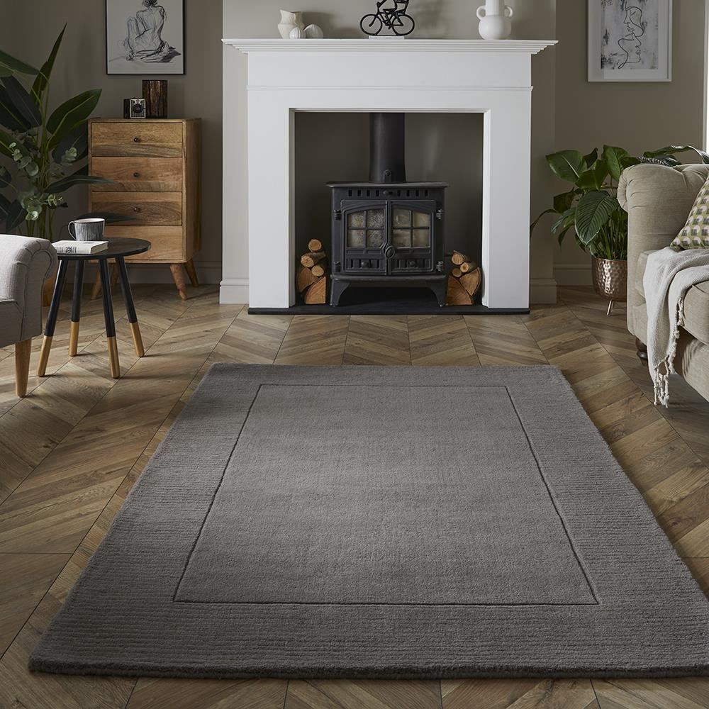 Esme Wool Grey Rug - Esselle Home